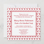 Invitation Amusant Gardener's Birthday ou Retirement Party (Dos)