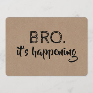 Invitation Amusant Groomsman ou Best Man