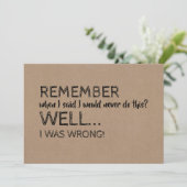 Invitation Amusant Groomsman ou Best Man (Debout devant)