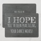 Invitation Amusant Groomsman ou Best Man (Devant / Derrière)