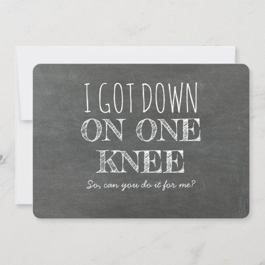 Invitation Amusant Groomsman ou Best Man Poser une propositio (Devant)