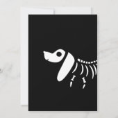 Invitation Amusant Humour Joke Chien Années 70e Anniversaire (Dos)