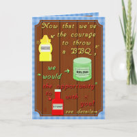 Amusant Jardin Barbecue Party Ketchup Mustard Pun