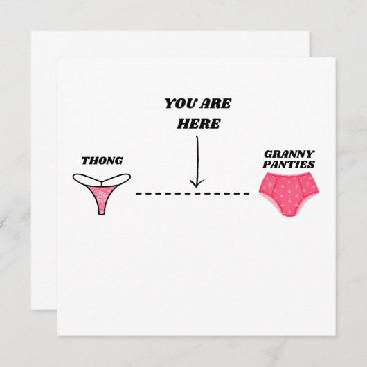 Invitation Amusant Joyeux anniversaire pour son Anniversaire (Devant / Derrière)