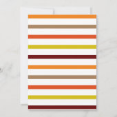 Invitation Amusant | Laissons-nous nous fourrer | Thanksgivin (Dos)