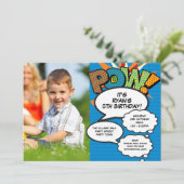 Invitation Amusant N'Importe Quel Âge Moderne Anniversaire Fê (Debout devant)