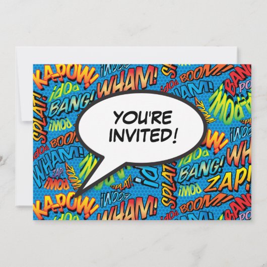 Invitation Amusant N'Importe Quel Âge Moderne Anniversaire Fê (Dos)