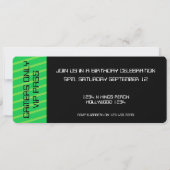 Invitation Amusant Novelty Computer Jeu Anniversaire Fête (Dos)