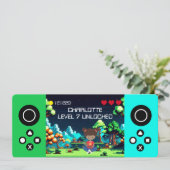 Invitation Amusant Novelty Computer Jeu Anniversaire Fête (Debout devant)