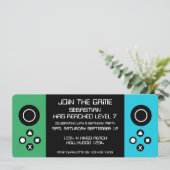 Invitation Amusant Novelty Computer Jeu Anniversaire Fête (Debout devant)