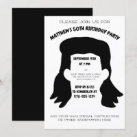 Amusant Personnalisé Mullet Coiffure fête d'annive