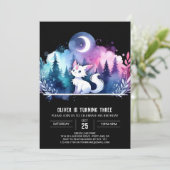 Invitation Amusant Petit Chat Anniversaire (Debout devant)