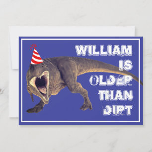 Invitation Amusant Plus Âgé Que Le T-Rex Diirt 