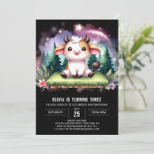Invitation Amusant Printable Vache Anniversaire (Debout devant)