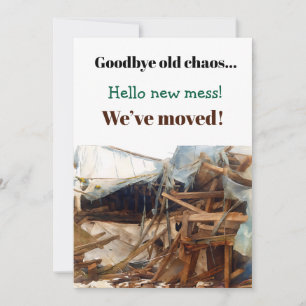 Invitation Amusant Quirky Fête de réchauffement ménager Invit