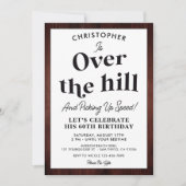 Invitation Amusant sur la colline N'importe quel âge fête d'a (Devant)