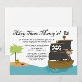 Invitation amusante à la fête d'anniversaire de la (Devant / Derrière)