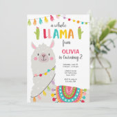 Invitation amusante à l'anniversaire de tout le la (Debout devant)