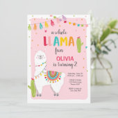 Invitation amusante à l'anniversaire de tout le la (Debout devant)