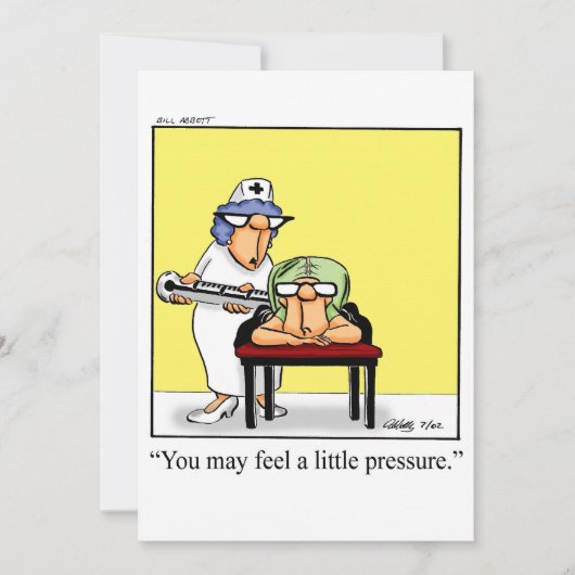 Invitation amusante à l'école de soins infirmiers (Devant)