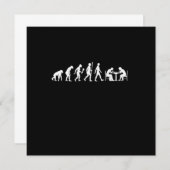 Invitation Amusante Chess Evolution Chess Player Idée cadeau (Devant / Derrière)