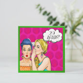 Invitation Amusante d'Art Pop (Debout devant)