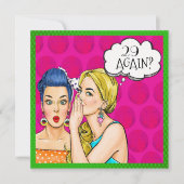 Invitation Amusante d'Art Pop (Devant)