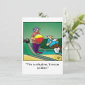 Invitation amusante de Bowling Party (Debout devant)