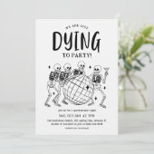 Invitation amusante et simple pour une fête d'Hall (Debout devant)