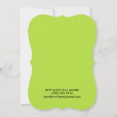 Invitation Amusante fête d'anniversaire de Little Monster (Dos)