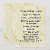 Invitation amusante pour l'enterrement de vie de g (Devant / Derrière)