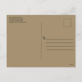 Invitation amusante pour une fête de vacances à ca (Dos)