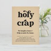 Invitation Amusante Saint-Corbeau Fête du réchauffement de la (Debout devant)