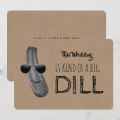 Invitation Amusante servante / La servante d'honneur Proposit (Devant / Derrière)