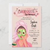 Invitation Amusants Blush Bachelorette Spa du Week-end Invita (Devant)