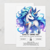 Invitation Amusants Cheval Printable Anniversaire (Devant / Derrière)