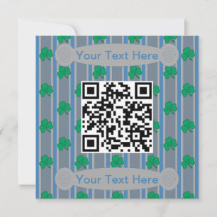 Invitation Amusants et Shamrocks fantaisistes