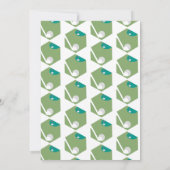 Invitation Amusants Minature Golf Ball Court Anniversaire (Dos)