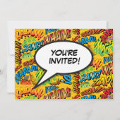 Invitation Amusants Moderne Anniversaire Fête Photo Comique N (Dos)