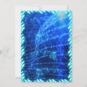 Invitation Amusants Neon Glow Blue Green Pool Party Boys Anni (Dos)