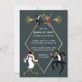 Invitation Amusants N'importe quelle occasion Roaring 20's Pa (Devant)