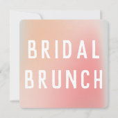 Invitation Amusants Pastel Pink Mint Gradient Ombre Fête des  (Devant)