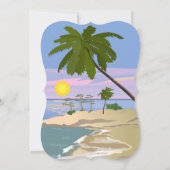 Invitation Amusement Beach Party (Dos)