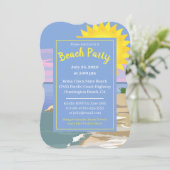 Invitation Amusement Beach Party (Debout devant)