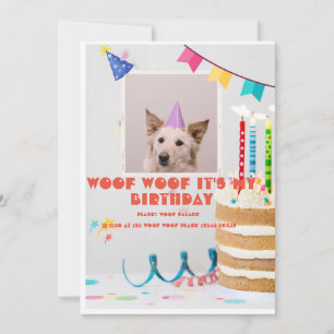 INVITATION AMUSEMENT PERSONNALISÉ COLORÉ HAPPY BANTHDAY INVIT