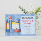 Invitation Amusement plein d'entrain - pour des garçons ! (Debout devant)