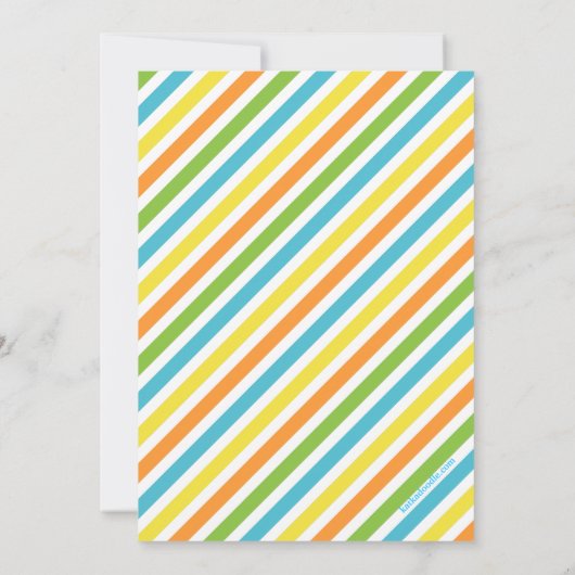 Invitation Amusement pour les adultes Cocktails d'été Invitat (Dos)