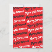 Invitation Amusons-nous à se lasser de Noël Cocktail Party (Dos)