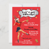 Invitation Amusons-nous à se lasser de Noël Cocktail Party (Devant)