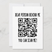Invitation Analyser mon code QR pour un démarrage motivant (Devant)